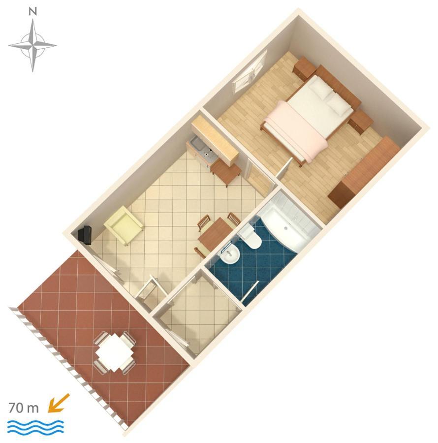 Apartments By The Sea Stara Novalja, Pag - 6469 Luaran gambar